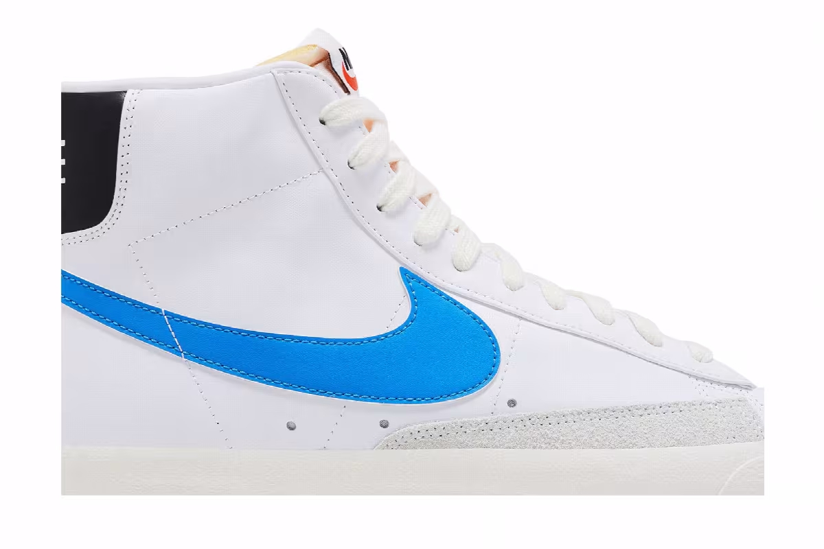 Nike Blazer Mid White Light Photo Blue, view 3