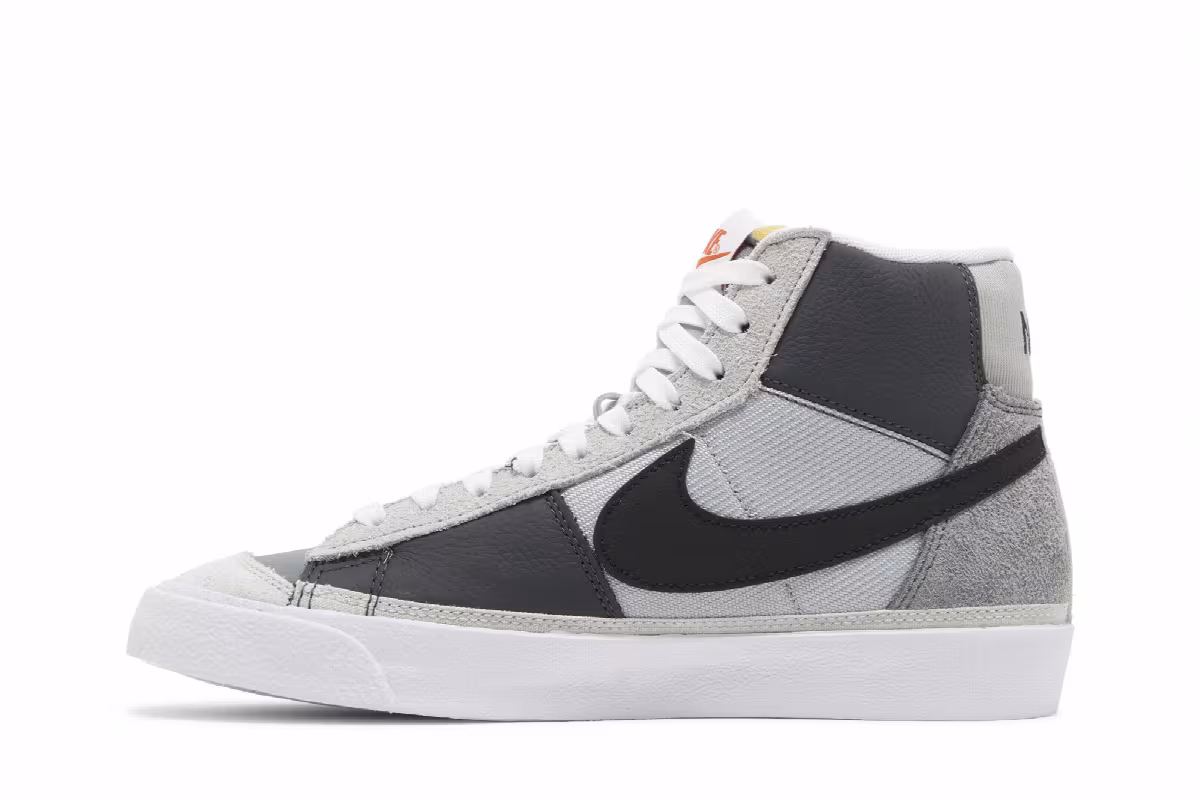 Nike Blazer Mid Remastered - Grey Black, view 4