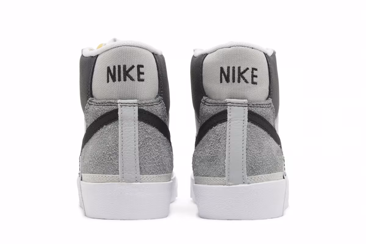 Nike Blazer Mid Remastered - Grey Black, view 7