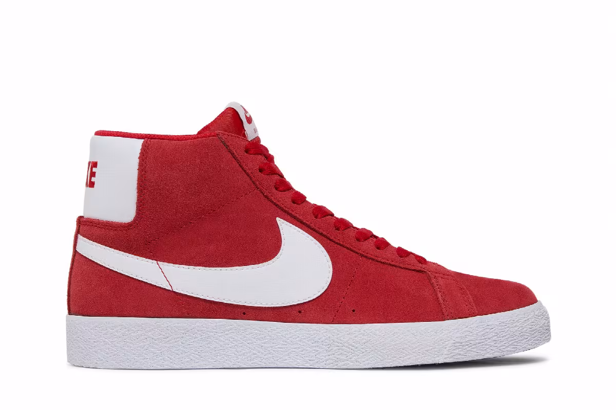 Nike Zoom Blazer Mid SB University Red, view 2