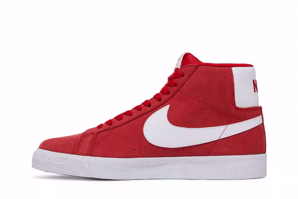 Nike Zoom Blazer Mid SB University Red, view 4