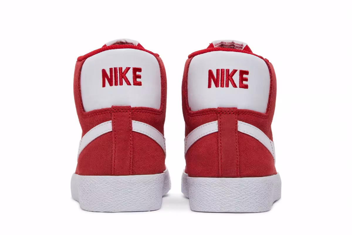 Nike Zoom Blazer Mid SB University Red, view 7