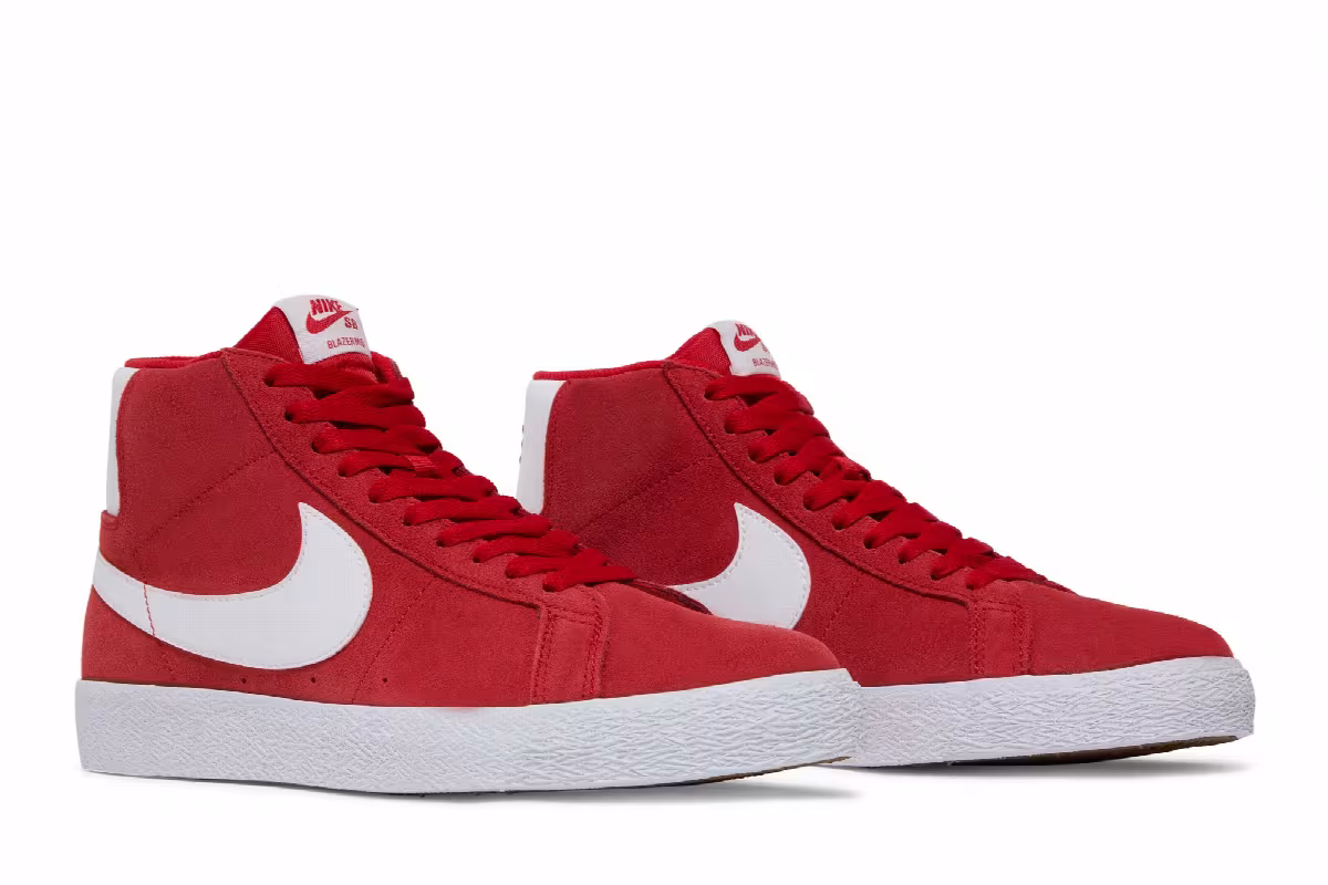 Nike Zoom Blazer Mid SB University Red, view 9