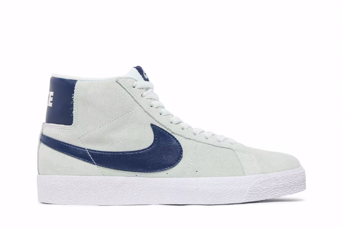 Nike Zoom Blazer Mid SB Barely Green Navy, view 2