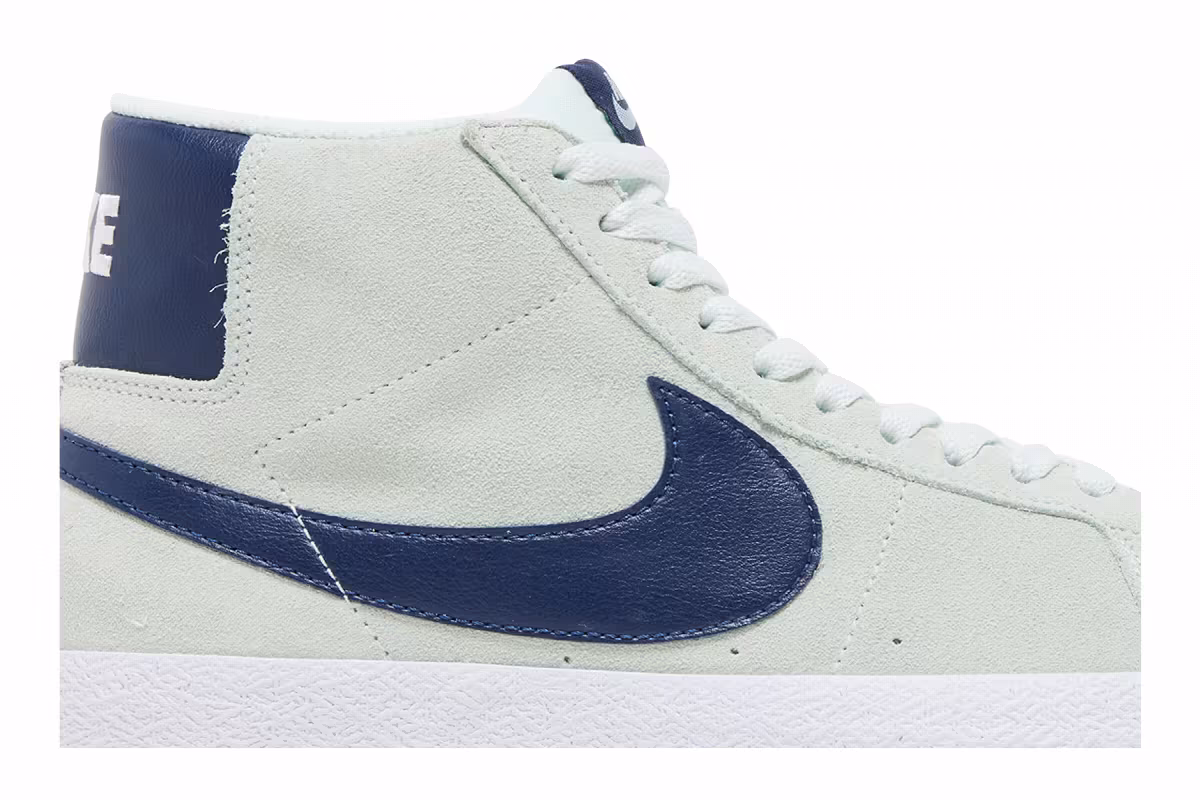 Nike Zoom Blazer Mid SB Barely Green Navy, view 3