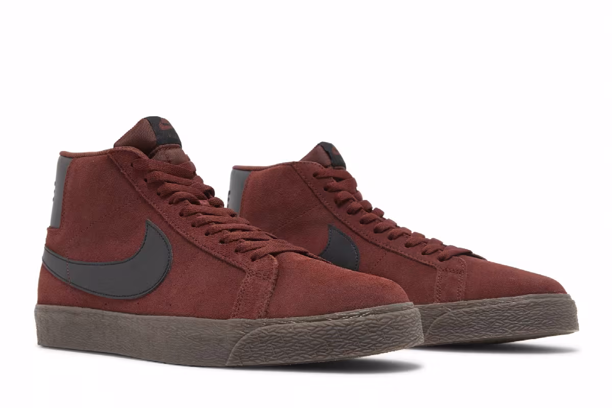Nike Zoom Blazer Mid SB Oxen Brown, view 9