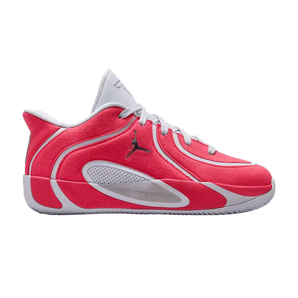 Air Jordan Tatum 4 Premium GS Siren Red/Football Grey/Metallic Silver