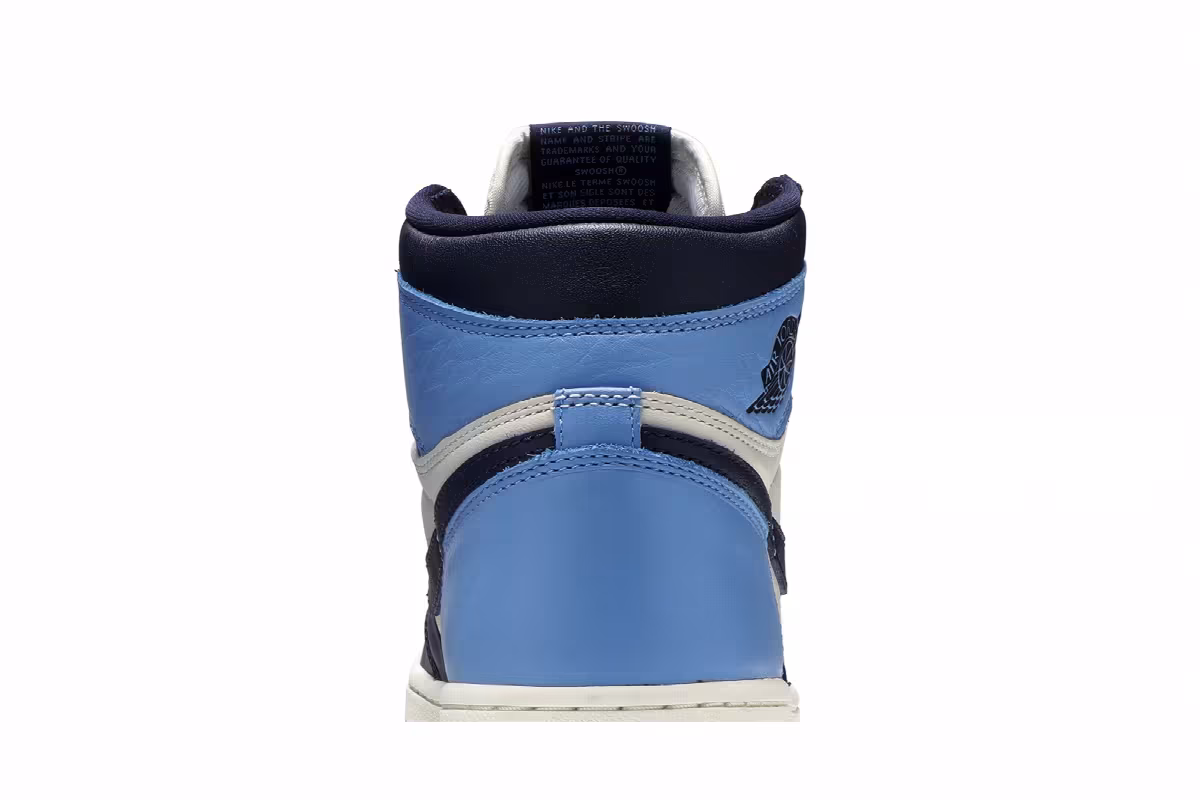 Air Jordan 1 High OG Obsidian, UNC, view 8