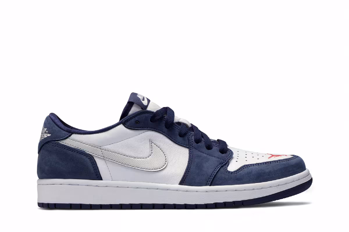 Eric Koston x Air Jordan 1 Low SB Midnight Navy, view 2