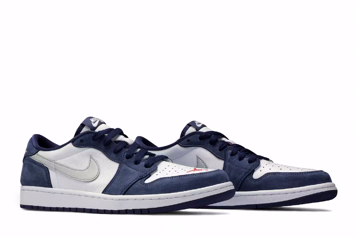 Eric Koston x Air Jordan 1 Low SB Midnight Navy, view 9