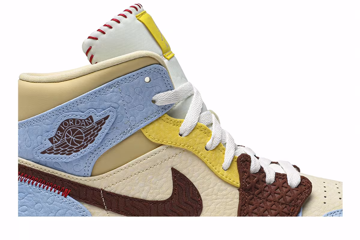 Maison Chateau Rouge x Air Jordan 1 Mid SE Fearless, view 3