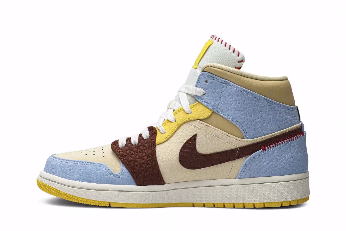 Maison Chateau Rouge x Air Jordan 1 Mid SE Fearless, view 4
