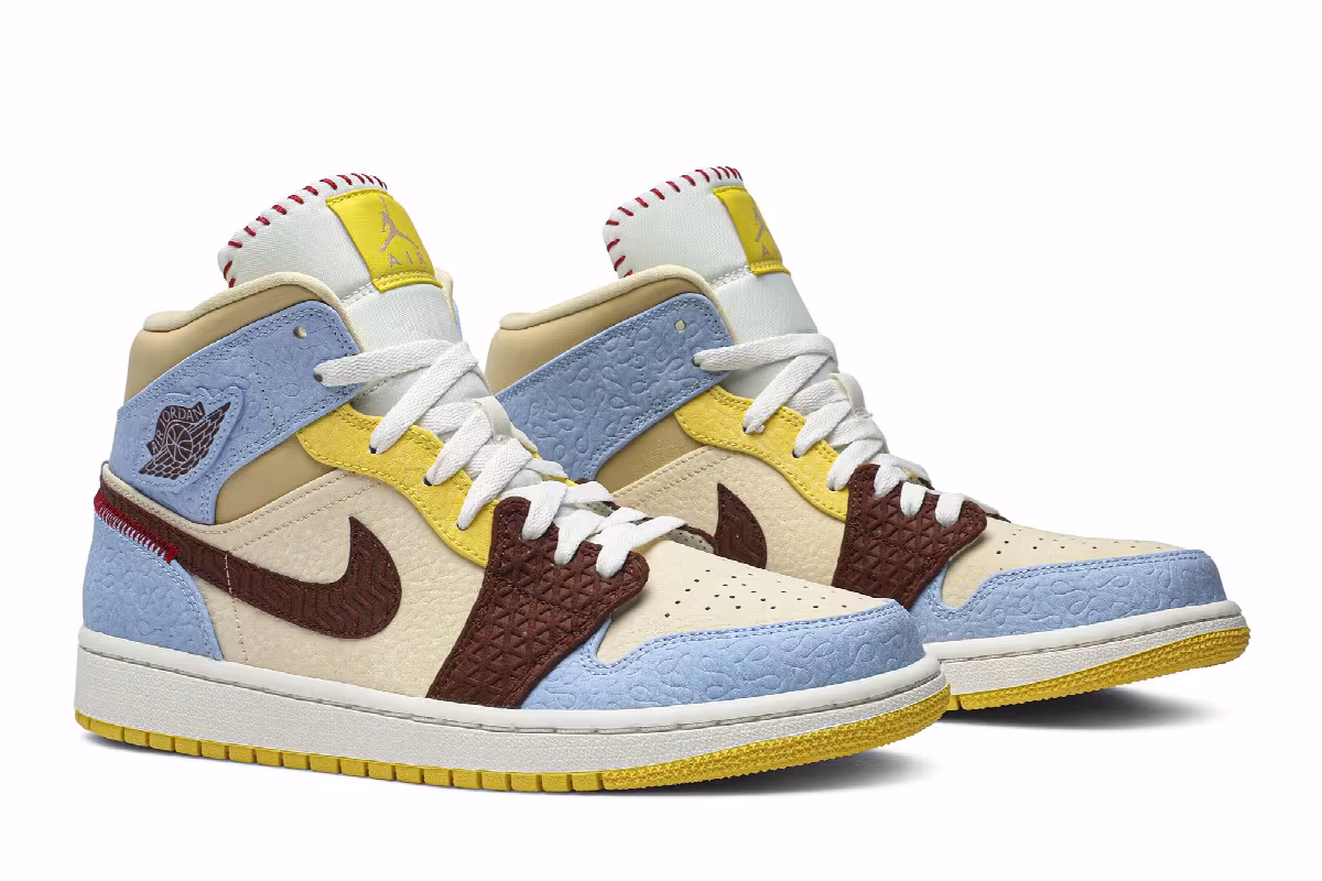 Maison Chateau Rouge x Air Jordan 1 Mid SE Fearless, view 9