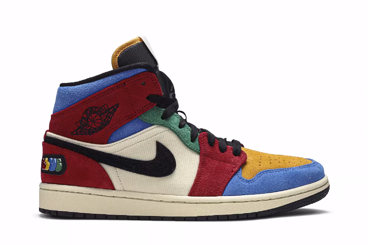 Blue The Great x Air Jordan 1 Mid Fearless, view 2