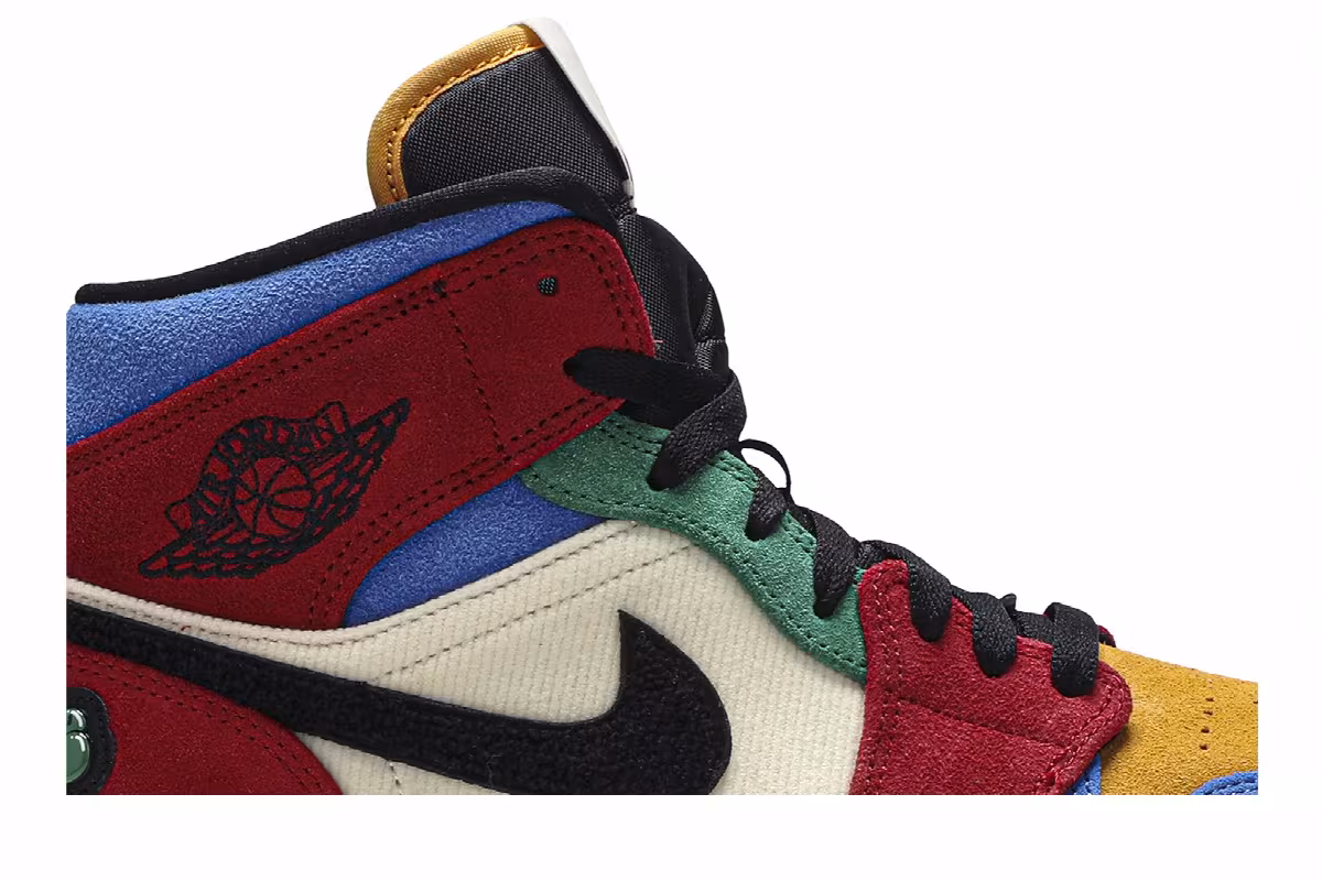 Blue The Great x Air Jordan 1 Mid Fearless, view 3
