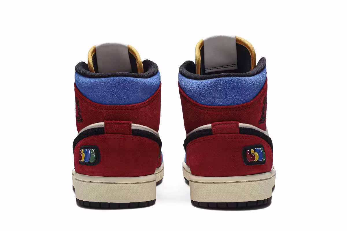 Blue The Great x Air Jordan 1 Mid Fearless, view 7