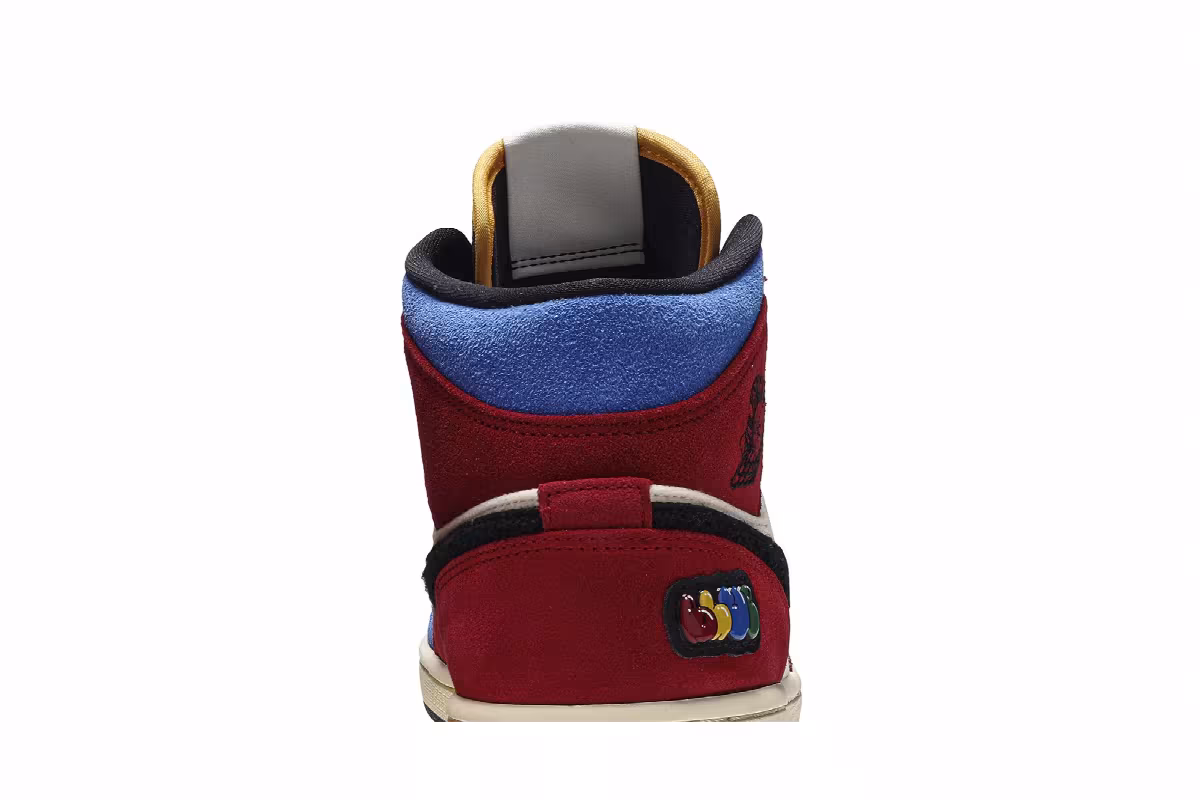 Blue The Great x Air Jordan 1 Mid Fearless, view 8