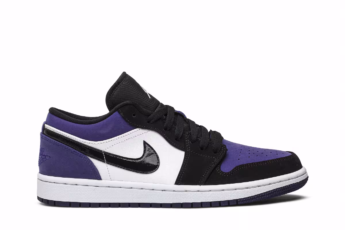 Air Jordan 1 Low Court Purple, view 2