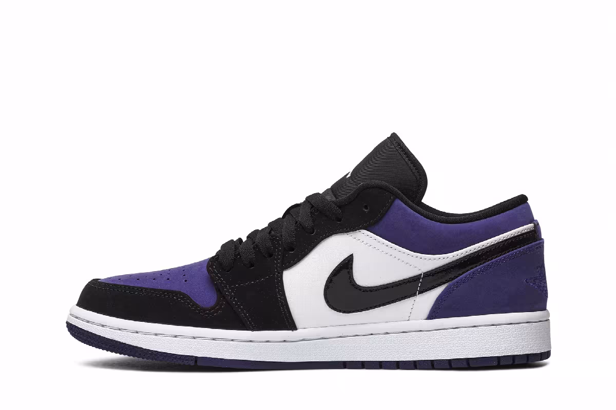 Air Jordan 1 Low Court Purple, view 4