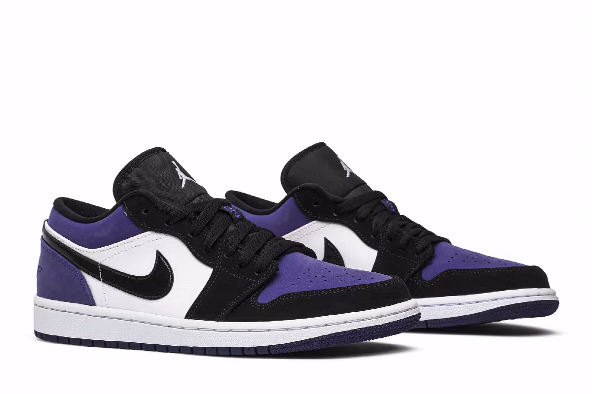 Air Jordan 1 Low Court Purple, view 9