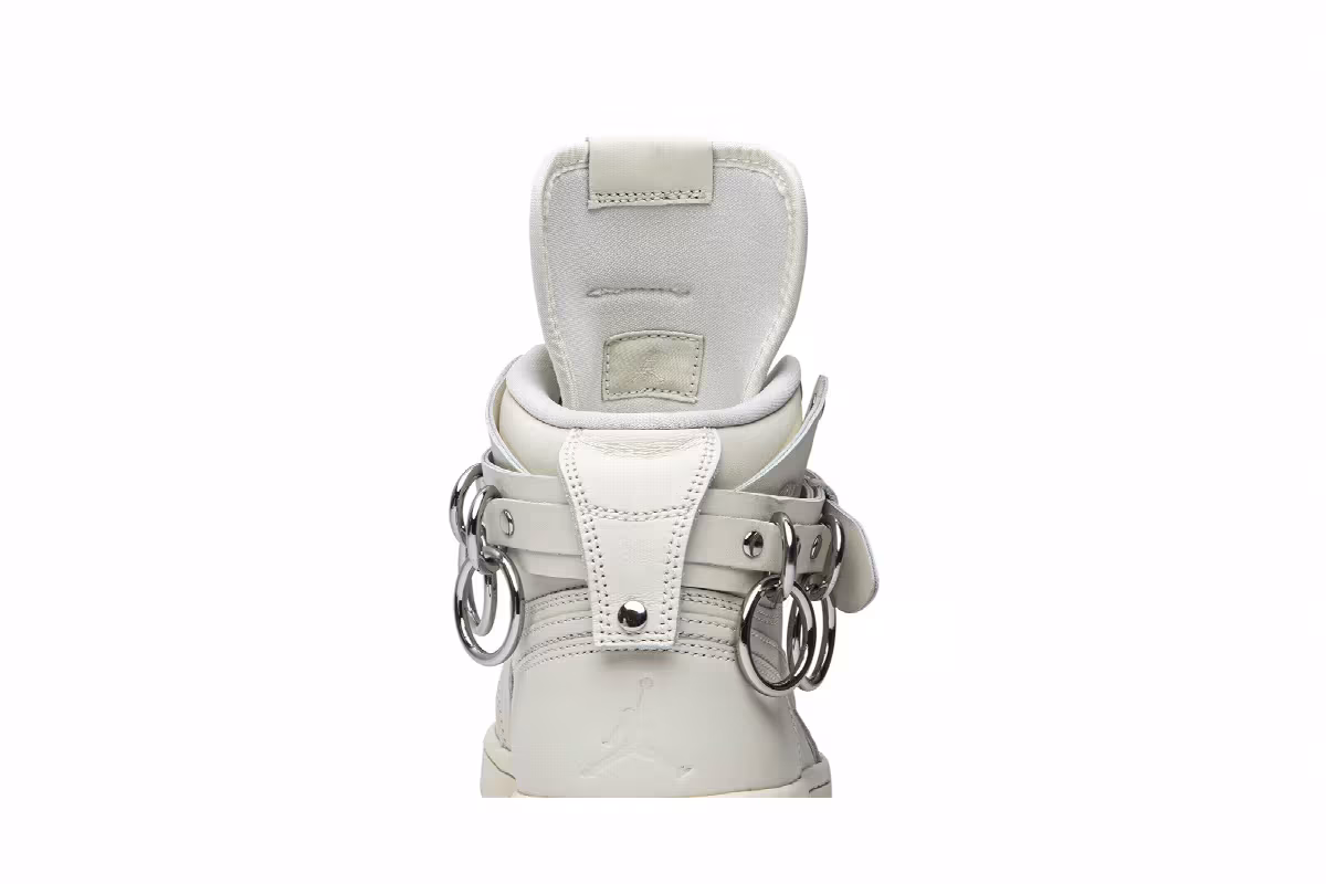 Comme des Garçons x Air Jordan 1 Strap High White, view 8