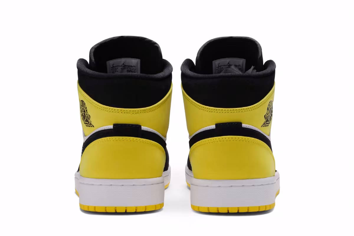 Air Jordan 1 Mid SE Yellow Toe, view 7