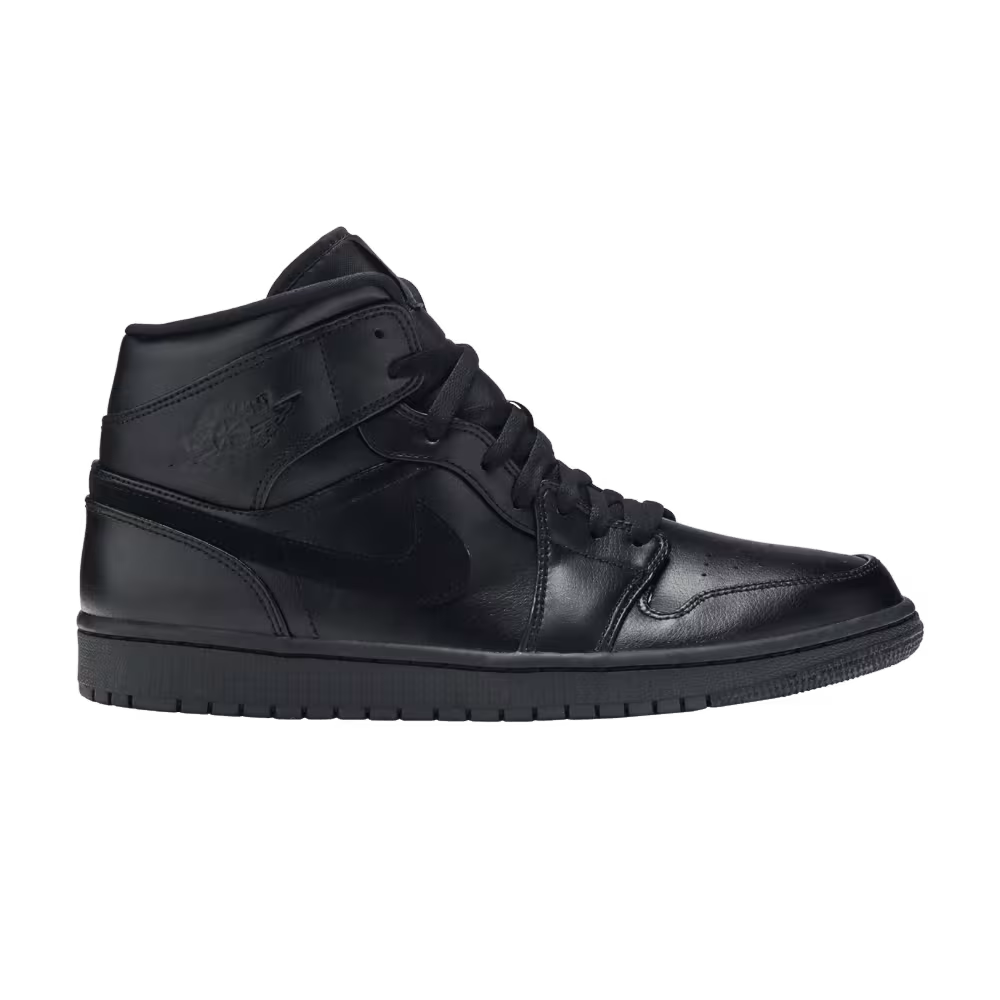 Air Jordan 1 Mid Triple Black