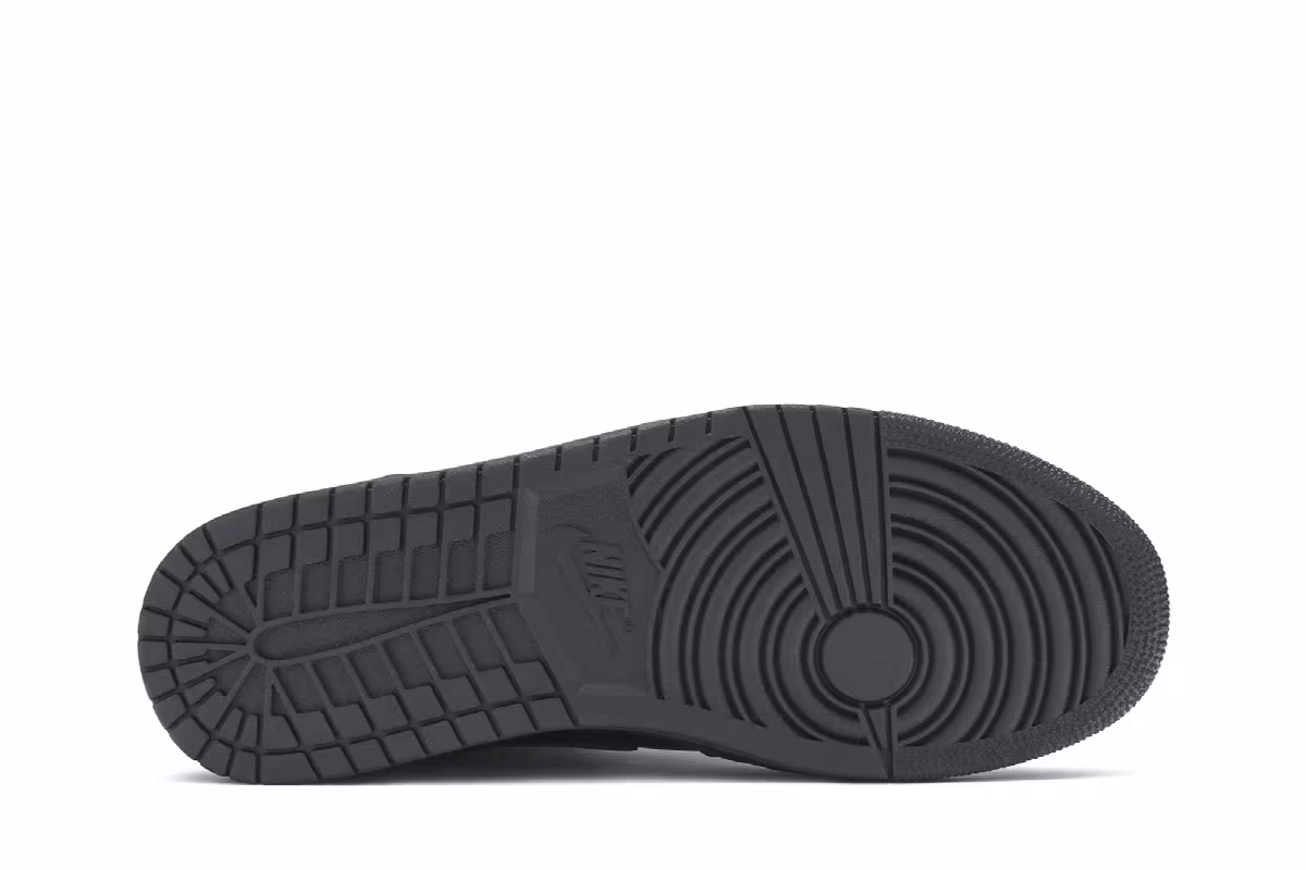 Air Jordan 1 Mid Triple Black, view 5
