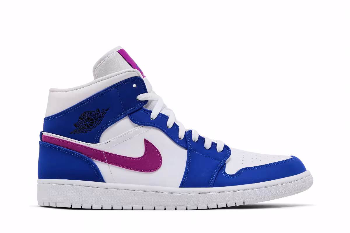 Air Jordan 1 Mid Royal Violet, view 2