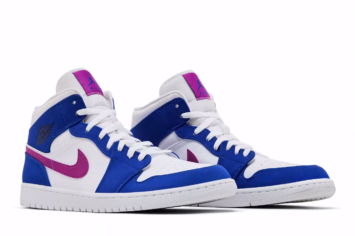 Air Jordan 1 Mid Royal Violet, view 9