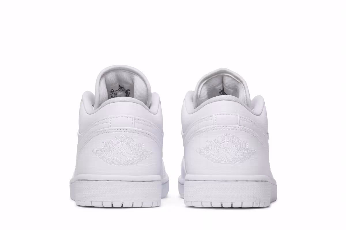 Air Jordan 1 Low Triple White, view 7