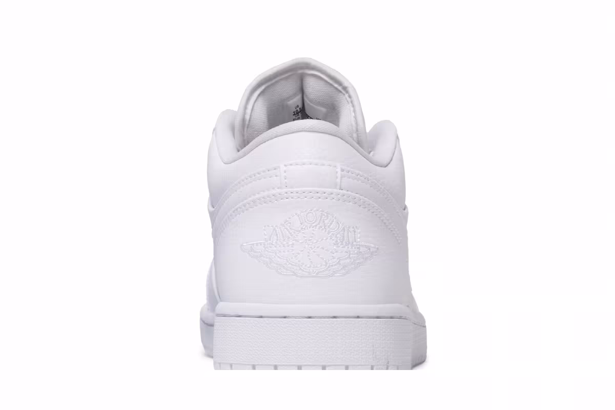 Air Jordan 1 Low Triple White, view 8