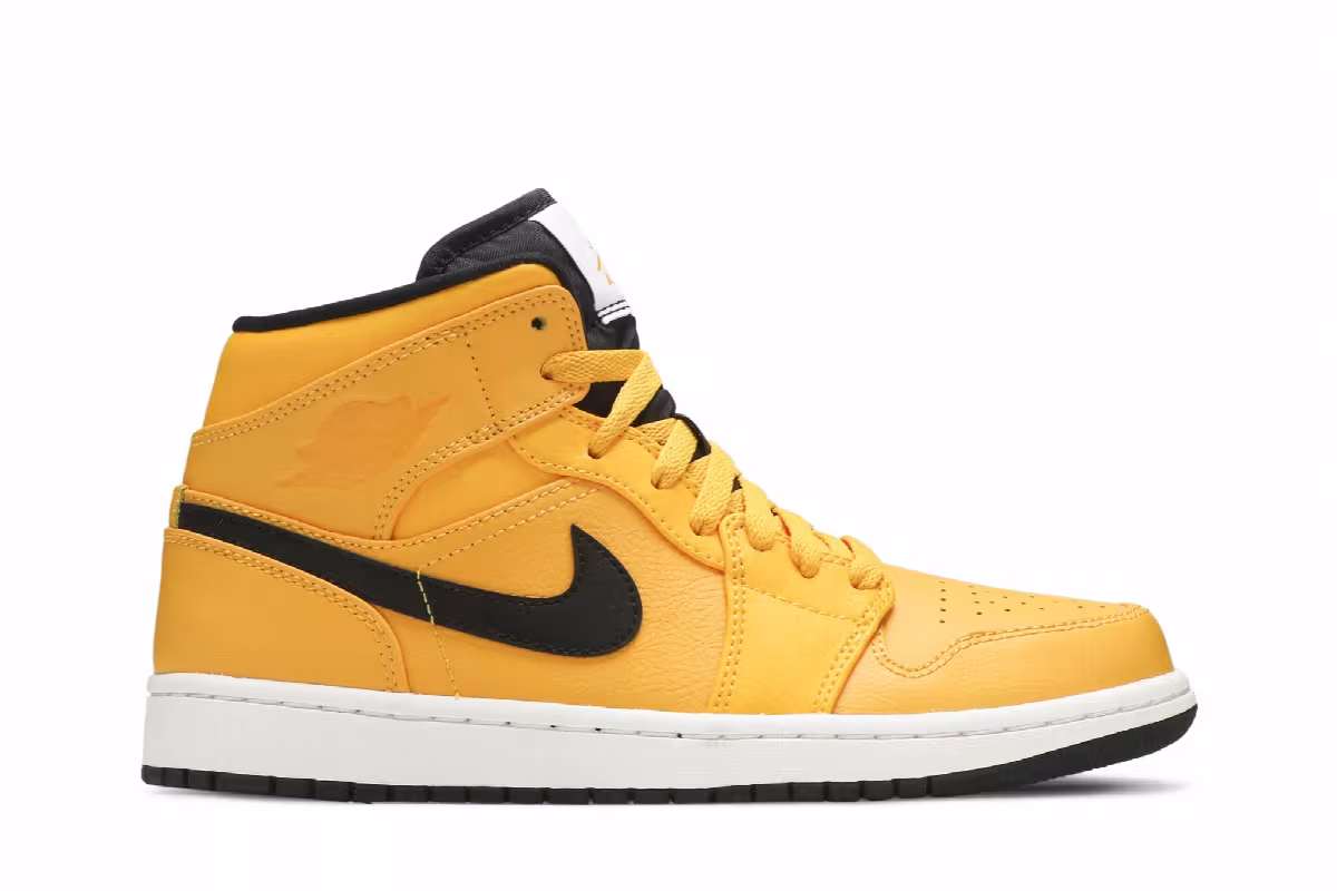 Air Jordan 1 Mid University Gold, view 2