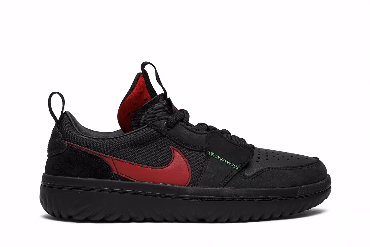 Ghetto Gastro x Air Jordan 1 Low React Fearless, view 2