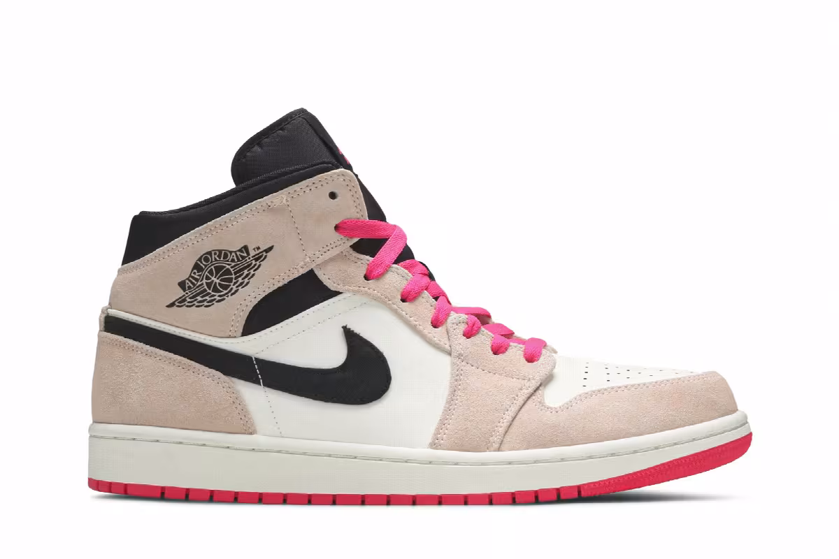 Air Jordan 1 Mid SE Crimson Tint, view 2
