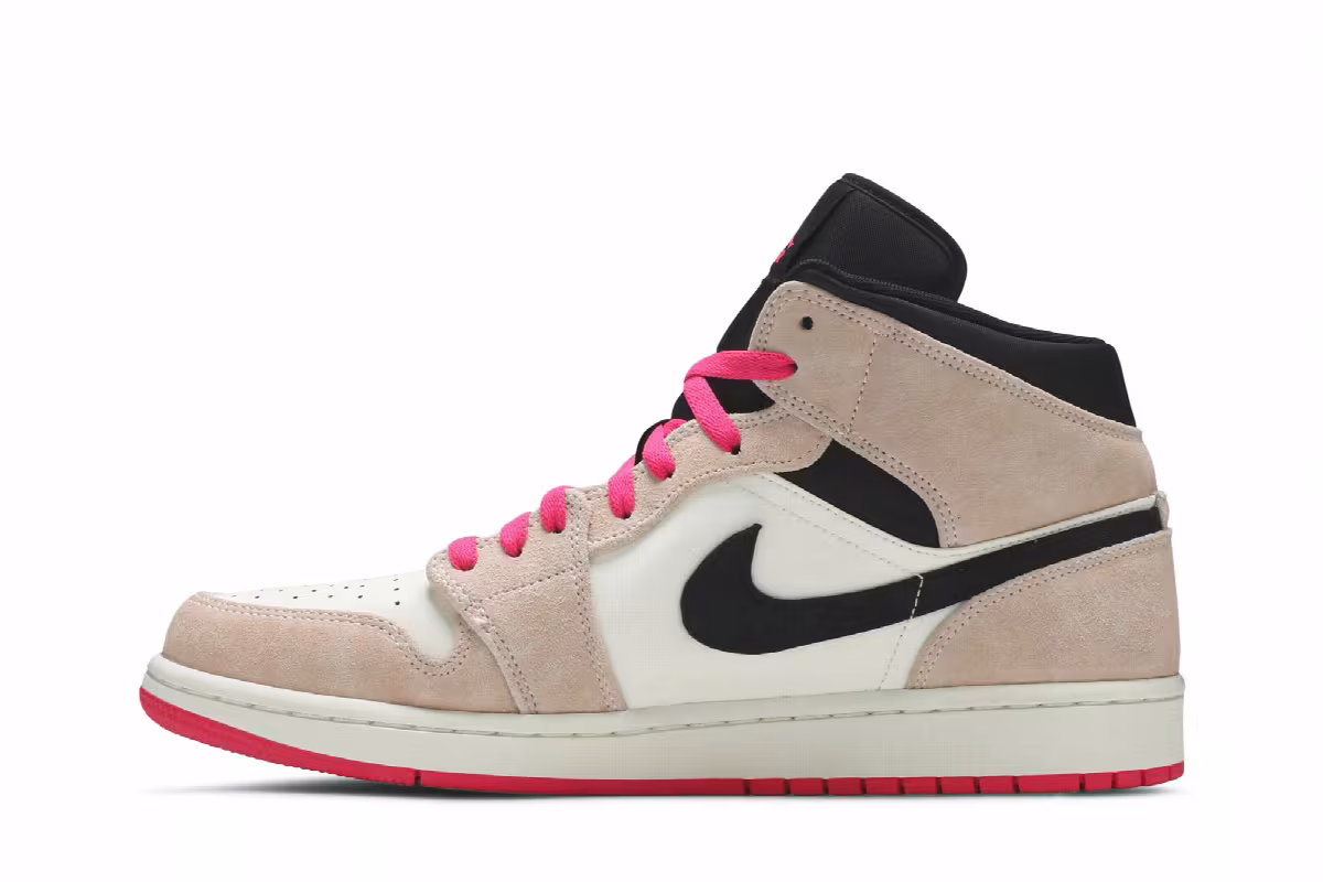 Air Jordan 1 Mid SE Crimson Tint, view 4