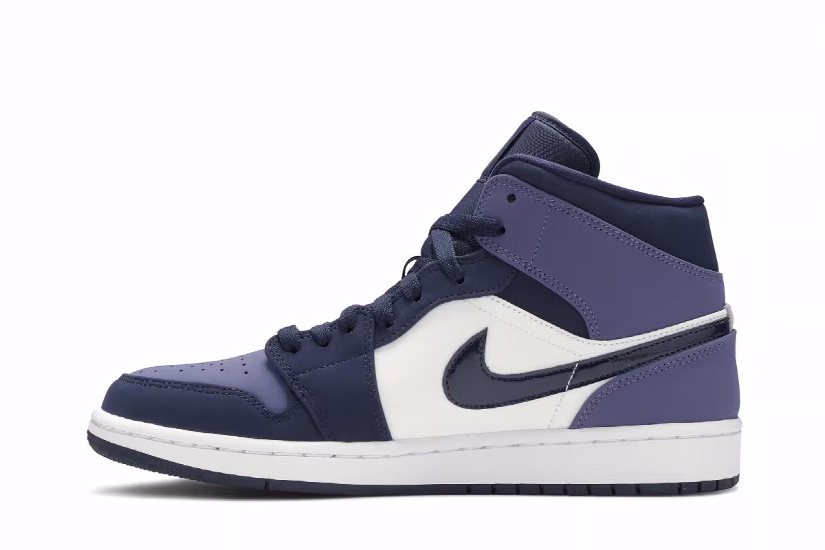 Air Jordan 1 Mid Sanded Purple, view 4