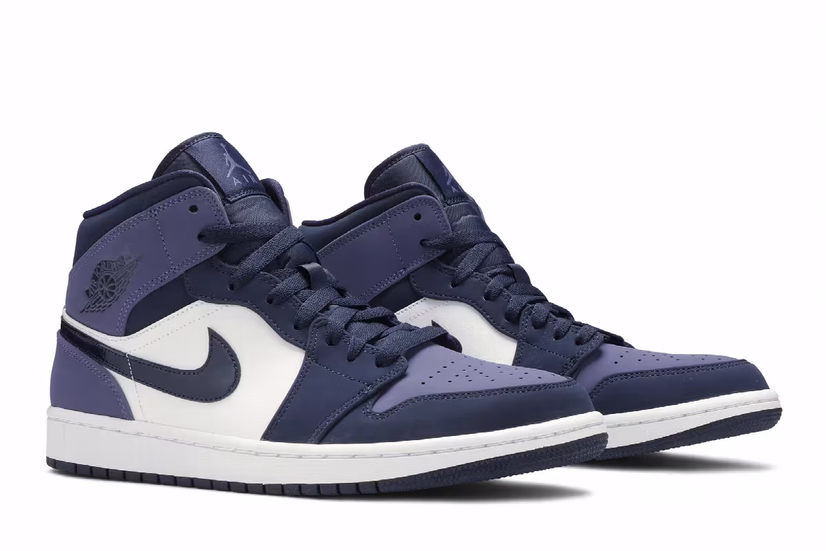 Air Jordan 1 Mid Sanded Purple, view 9