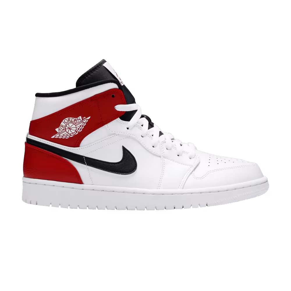 Air Jordan 1 Mid White Chicago