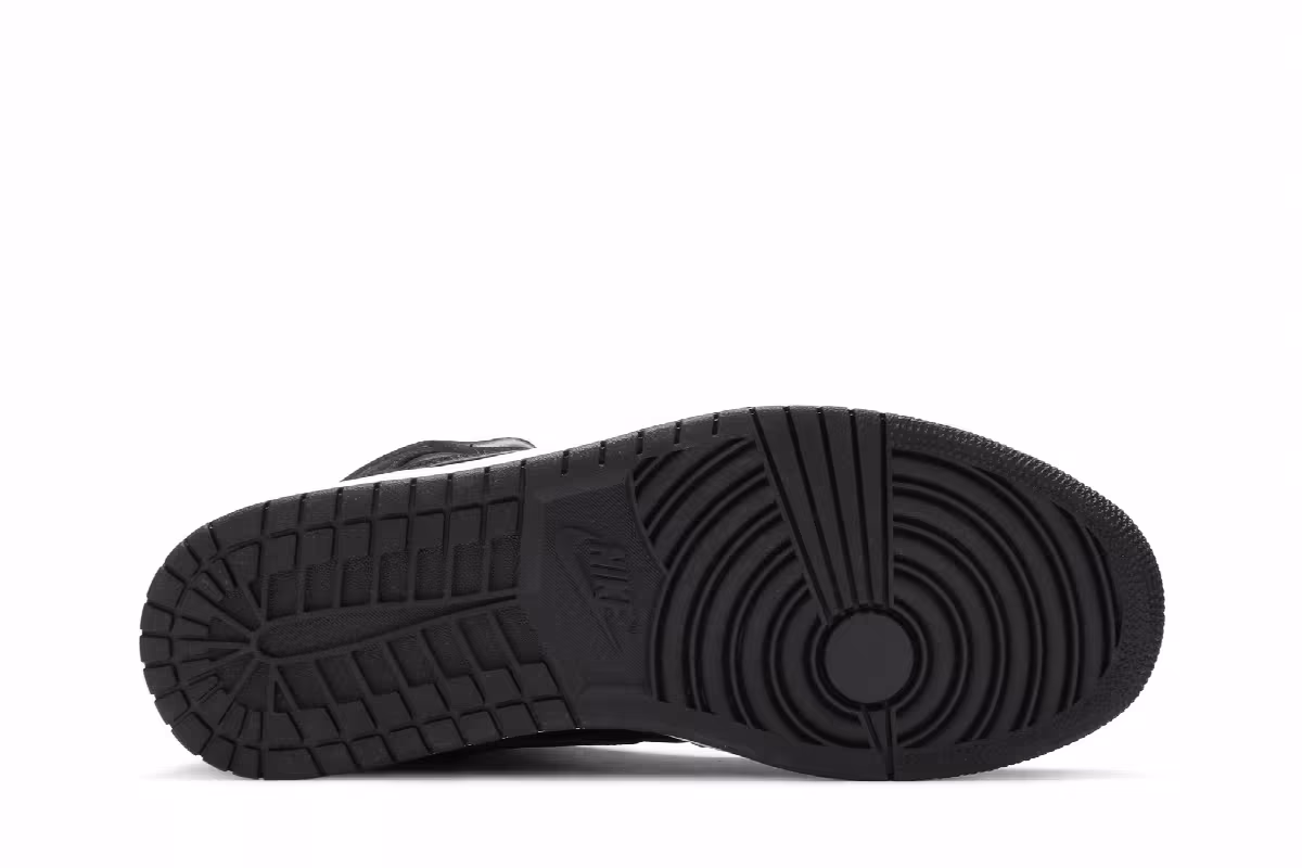 Air Jordan 1 Mid SE Nylon Black Grey, view 5