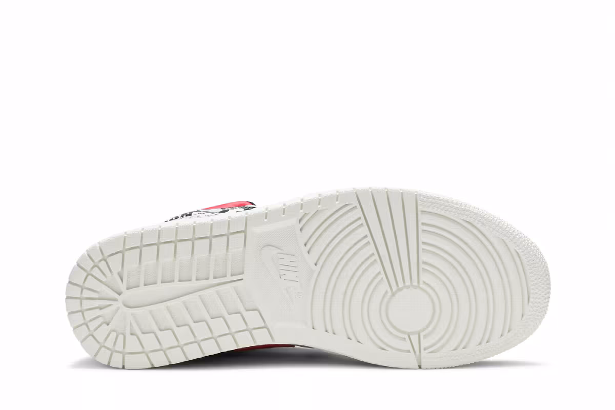 Air Jordan 1 Mid Over-Print Logos, view 5