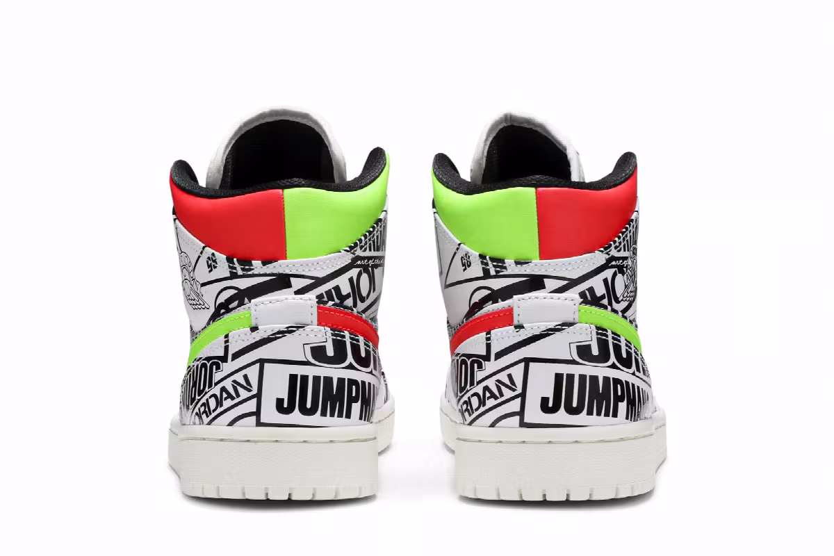 Air Jordan 1 Mid Over-Print Logos, view 7