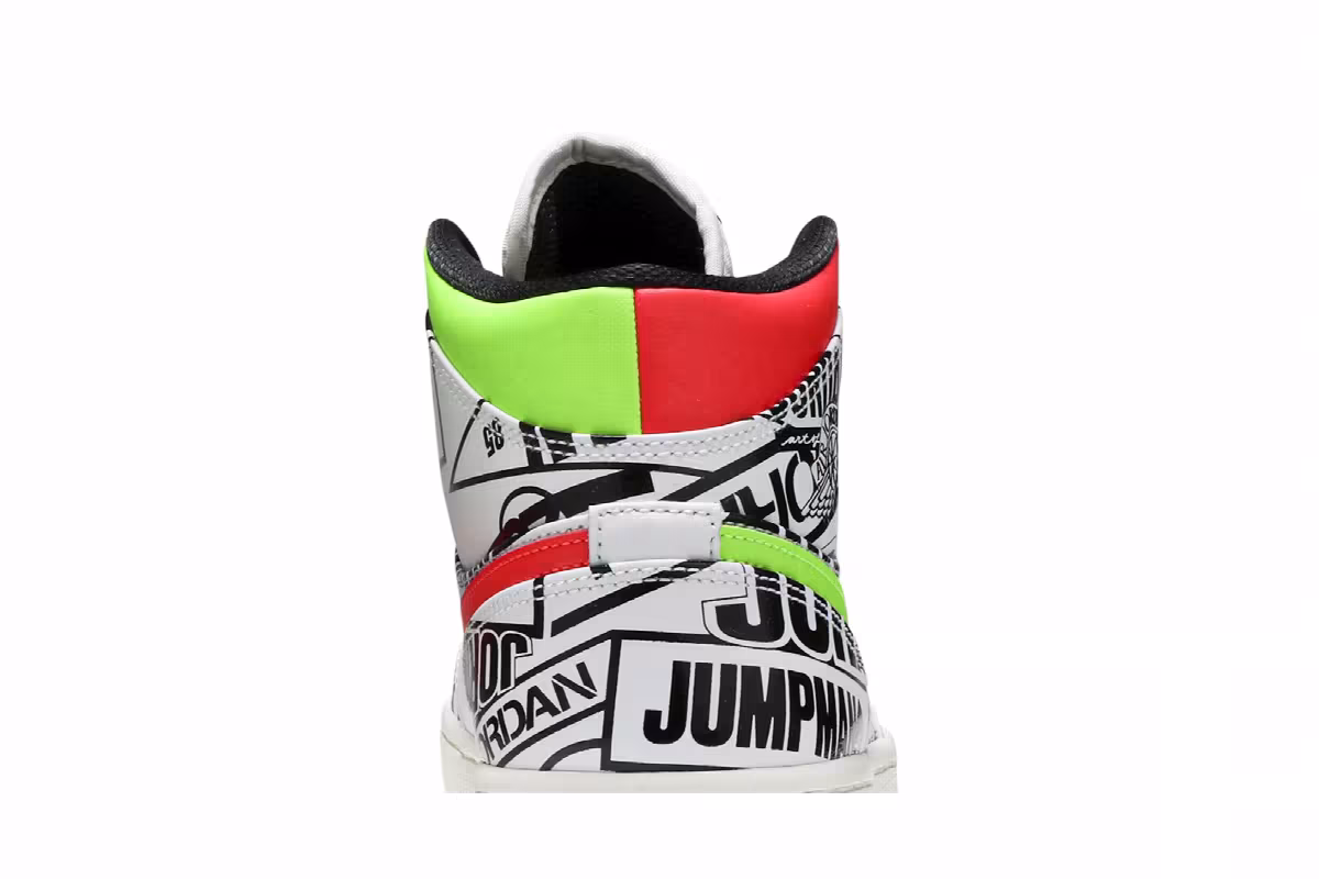 Air Jordan 1 Mid Over-Print Logos, view 8