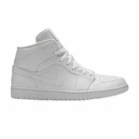 Air Jordan 1 Mid 'Triple White' 2019
