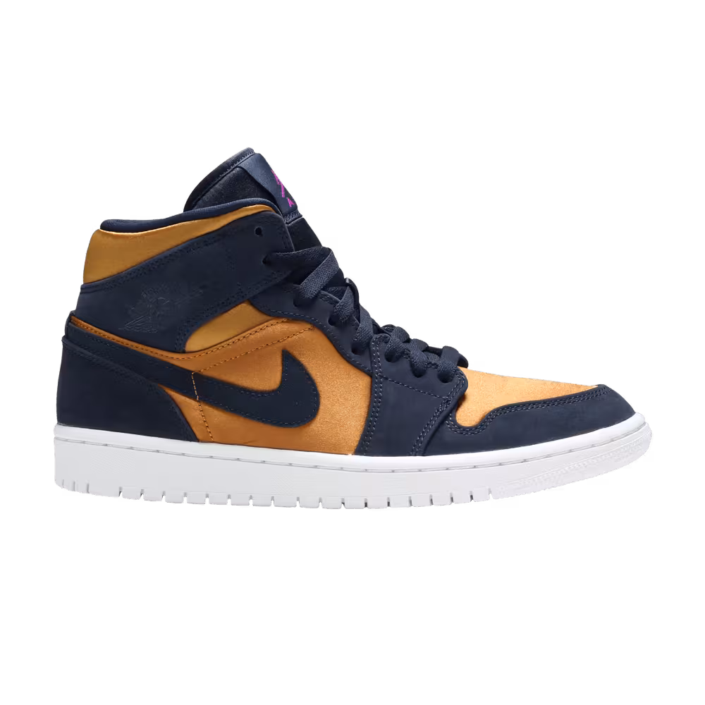 Air Jordan 1 Mid SE Premium Stain Gold