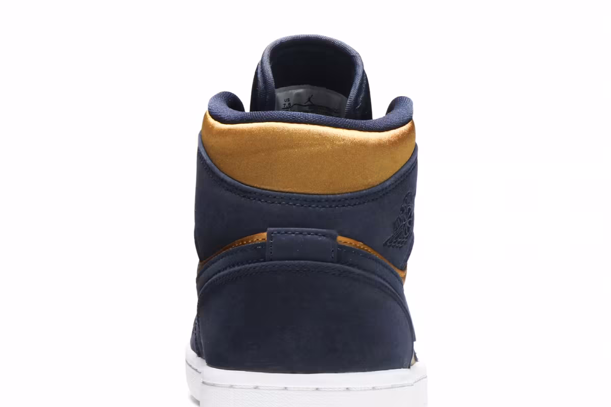 Air Jordan 1 Mid SE Premium Stain Gold, view 8