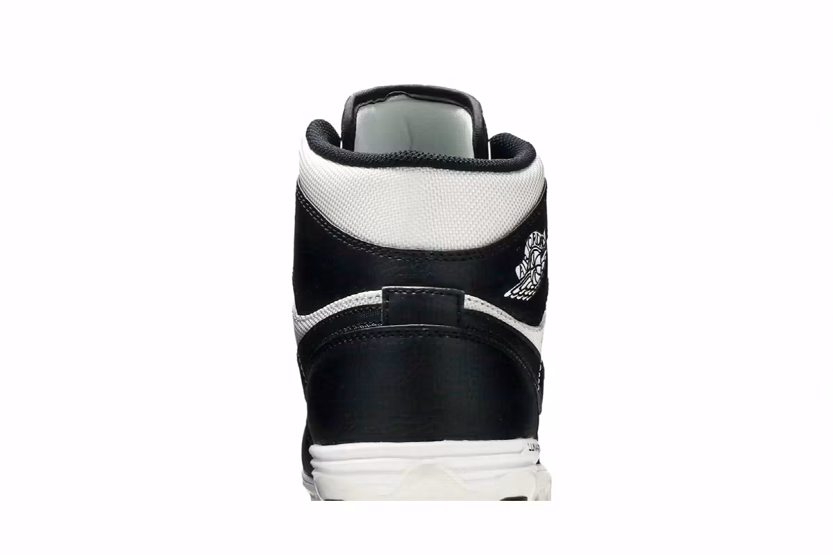 Air Jordan 1 Mid TD Cleat Black White, view 8
