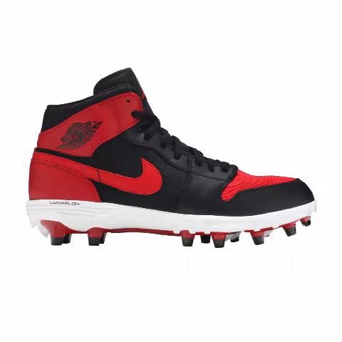 Air Jordan 1 Mid TD Cleat 'Bred'