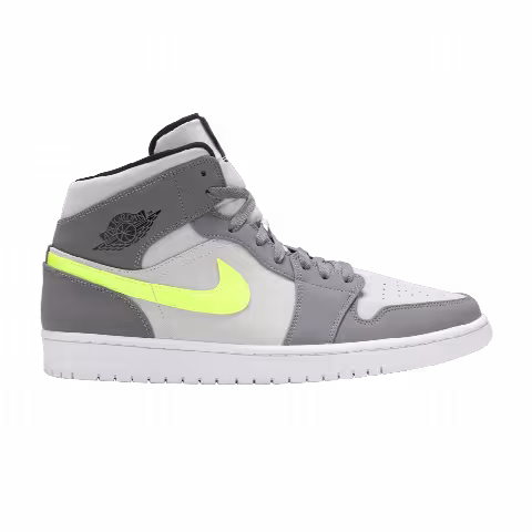 Air Jordan 1 Mid 'Gunsmoke Volt'