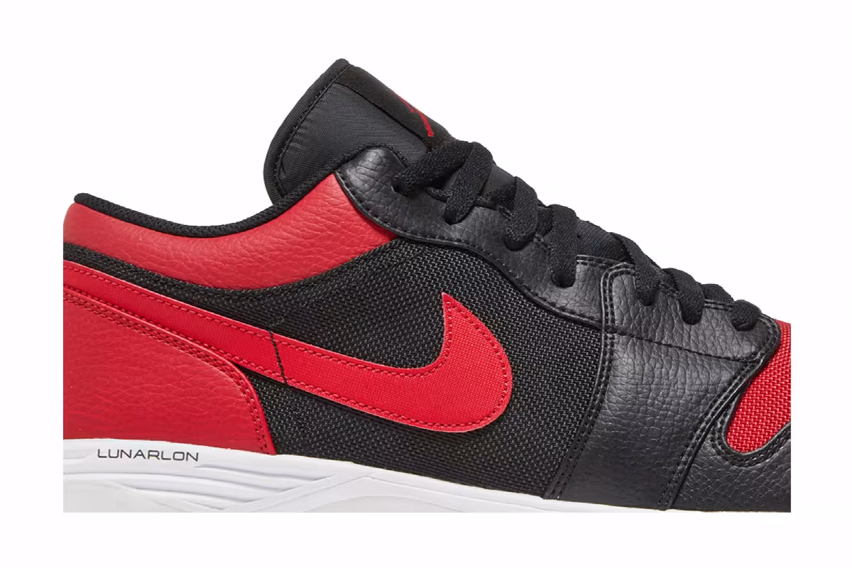 Air Jordan 1 Low TD Cleat Bred, view 3